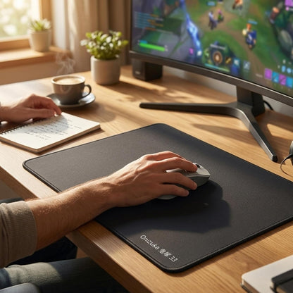 Onizuka 33 Large Gaming Mouse Pad 42x49cm – Extended Desk Mat with Smooth Micro-Weave Surface, Non-Slip Rubber Base, 3mm Thick for Gaming, Office & Laptop