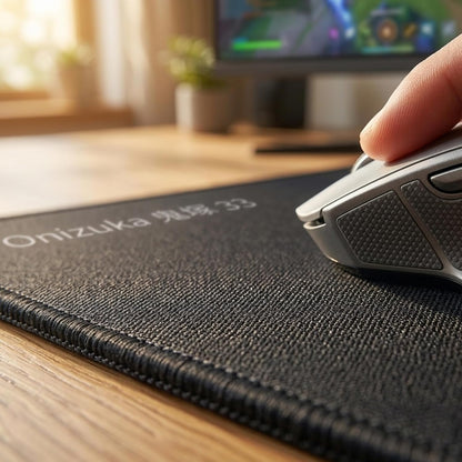 Onizuka 33 Large Gaming Mouse Pad 42x49cm – Extended Desk Mat with Smooth Micro-Weave Surface, Non-Slip Rubber Base, 3mm Thick for Gaming, Office & Laptop